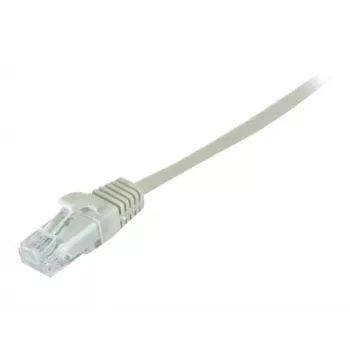 Měděný propojovací kabel EXERTIS CONNECT Cat. 6A U/UTP, šedý, 0,5 m, PoE, s ochranou západky 859450