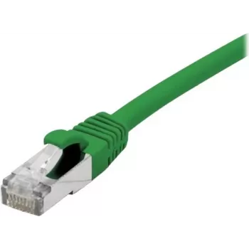 Propojovací kabel Cat 6A S/FTP EXERTIS CONNECT 858433 0,15 m, zelený