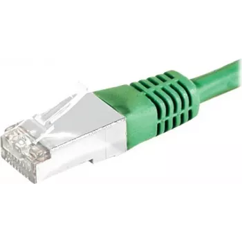 Propojovací kabel CAT.6 S/FTP EXERTIS CONNECT 856830 0,5 m, zelený