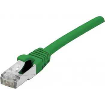 Síťový propojovací kabel Cat6a S/FTP Exertis Connect 858442 10 m, zelený