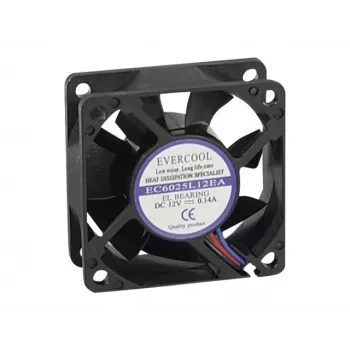 Skříňový ventilátor Exertis Connect Evercool 60 mm s kluzným ložiskem 910182