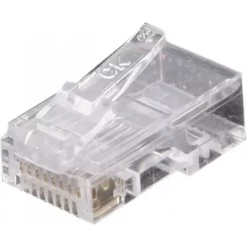 Konektor RJ45 EXERTIS CONNECT EXC920450, průhledný