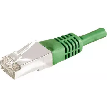 Síťový kabel EXERTIS CONNECT Cat.6a F/UTP, 0,15 m, zelený, 10 Gbps 859545
