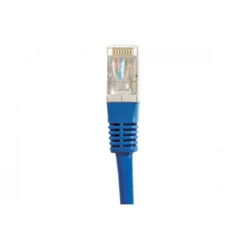 Propojovací kabel Cat.6A S/FTP EXERTIS CONNECT, 1 m, modrý 858316