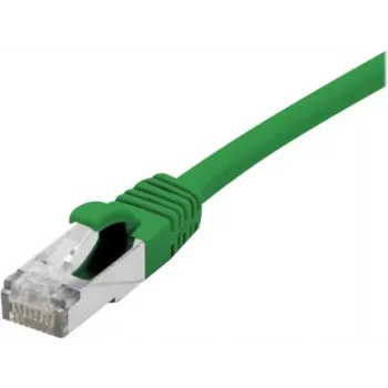 Propojovací kabel Cat 6A S/FTP EXERTIS CONNECT, 1,5 m, zelený, Slim Snagless 858437