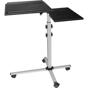 Mobilní multifunkční stůl na kolečkách EXERTIS CONNECT, 1000 x 500 mm, černý (965033)
