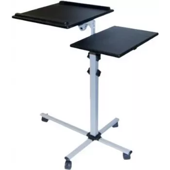Mobilní multifunkční stůl na kolečkách EXERTIS CONNECT, 1000 x 500 mm, černý (965033)