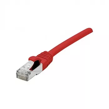 Propojovací kabel Cat 6A S/FTP EXERTIS CONNECT, červený, 0,5 m, Slim Snagless Boot 858467