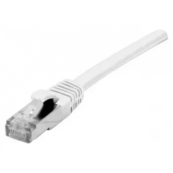 Propojovací kabel Cat 6A S/FTP EXERTIS CONNECT, 15 m, bílý, Slim Snagless Boot 858507