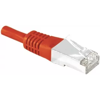 Propojovací kabel Cat.6A S/FTP EXERTIS CONNECT 858306, 5 m, červený, Slim Boot