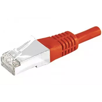 Propojovací kabel Cat.6A S/FTP EXERTIS CONNECT 858306, 5 m, červený, Slim Boot