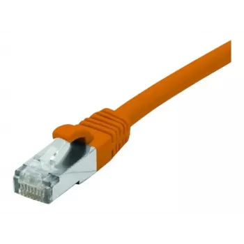Propojovací kabel Cat 6A S/FTP EXERTIS CONNECT 858531, 0,5 m, oranžový
