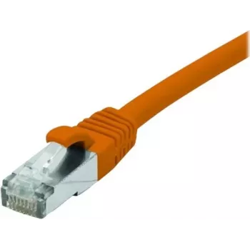 Propojovací kabel Cat 6A S/FTP EXERTIS CONNECT 858532, 1,0 m, oranžový, Slim Strain Relief