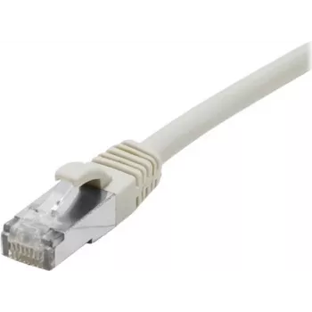 Propojovací kabel Cat 6A S/FTP EXERTIS CONNECT 858401, 0,15 m, šedý, Slim Strain Relief