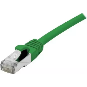 Propojovací kabel Cat 6A S/FTP EXERTIS CONNECT 858435, 0,5 m, zelený, Slim Snagless