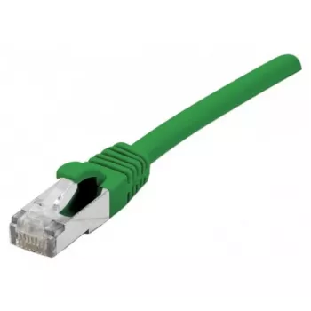 Síťový propojovací kabel Cat6a S/FTP Exertis Connect 858436, 1 m, zelený