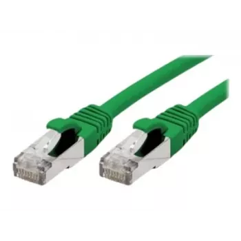 Propojovací kabel Cat 6A S/FTP EXERTIS CONNECT 858439, 3,0 m, zelený, Slim Snagless Boot
