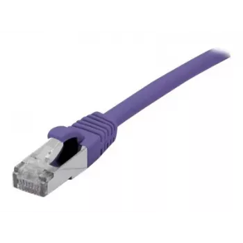 Síťový kabel Cat 6A S/FTP EXERTIS CONNECT 858522, 10 m, fialový, tenká ochrana západky