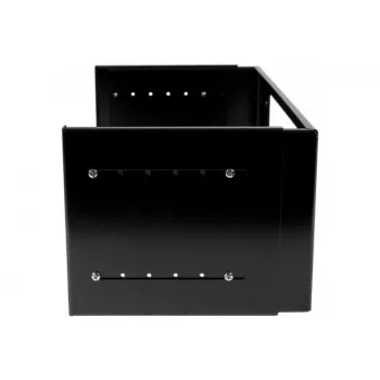 Nástěnný držák racku Exertis Connect 4U rozšiřitelný, 19 inch, černý, hloubka 250-400 mm, nosnost 20 kg 907716