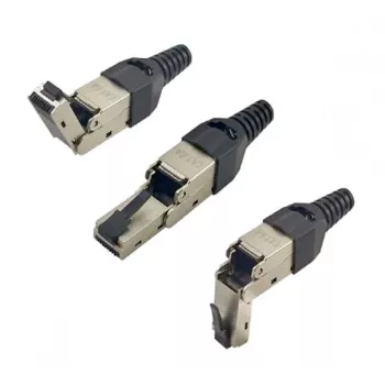 Konektor RJ45 EXERTIS CONNECT polní montáž, Cat.6A, STP, nastavitelný úhel (920822)