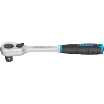 HAZET 916HPK 1/2 inch Fine-Tooth Reversible Ratchet with 2-Component Handle