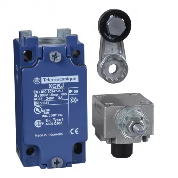 Polohový spínač TMSS Německo Telemechanique Sensors IP66, IP67, IP68, kovová otočná páka XCKJ10511