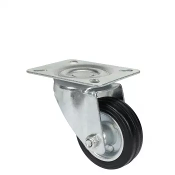 Otočné kolečko Wagner design yourself RO 6184, stříbrné, 75 mm, 50 kg 4618401