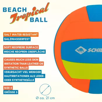 SCHILDKRÖT Neoprene Beachball Tropical, Size 5, 210 mm 970299