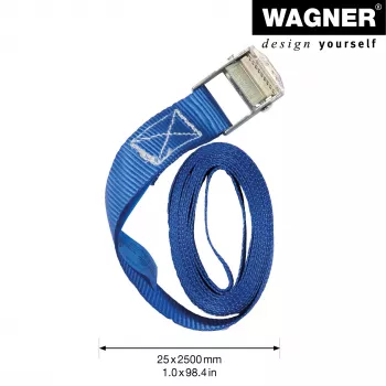 Upínací popruhy Wagner design yourself MM 1016 modré 2,5 m 2 ks 20101600