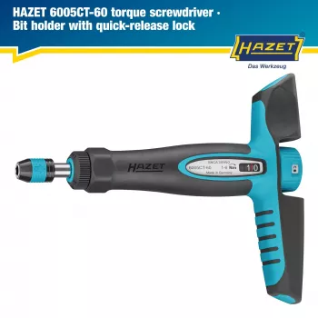 Momentový šroubovák Hazet 6005CT-60 1-6 Nm DIN EN ISO 6789-2:2017