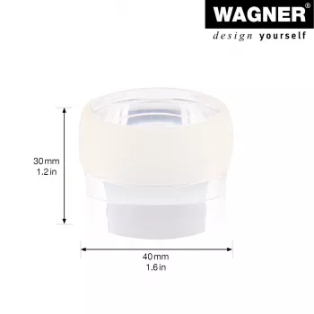 Samolepicí dveřní zarážka Wagner Design Yourself EH 5222 průhledná, průměr 40 mm, výška 22 mm 15522211