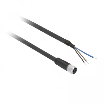 Senzorový kabel TMSS GERMANY Telemechanique Sensors M12 zásuvka přímá 5pinový 5 m PVC XZCP0566L5