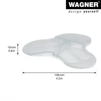 Transparentní samolepicí dveřní zarážka Wagner Design Yourself EH 6985 15698501