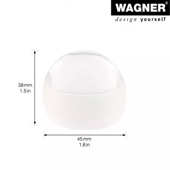 Dveřní zarážka Wagner design yourself EH 5220 plastová transparentní 15522011