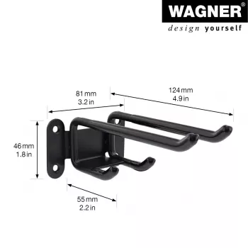 Nástěnný držák Wagner design yourself WH 2093 černý (15209301)