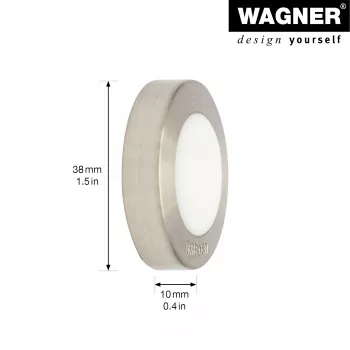 Dveřní zarážka Wagner EH 5141 15514111, zinkový odlitek, plná guma