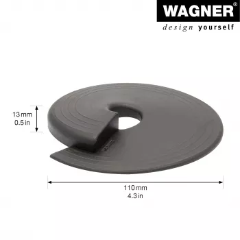 Dveřní zarážka Wagner design yourself EH 6981, samolepicí, transparentní, TPE, průměr 38 mm, výška 22 mm 15698101