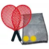 Sada na plážový tenis Schildkröt, černo-červená – 2 plastové rakety a softbal 970130