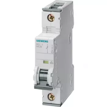 Jistič, 1pólový, 10 A, vypínací charakteristika C, 6 kA, 230/400 V AC Siemens 5SY5110-7