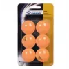Stolní tenisové míčky Jade, balení 6 ks, oranžové, plastové, pro hobby hráče DONIC SCHILDKRÖT 618378