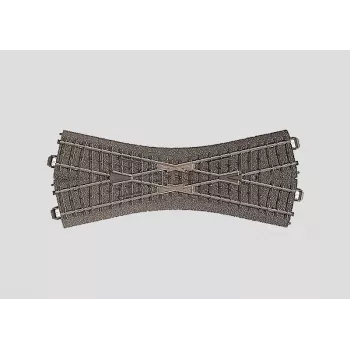 Výhybka pravá Märklin C-Gleis 24640 (H0, manuální, R2 360 mm)