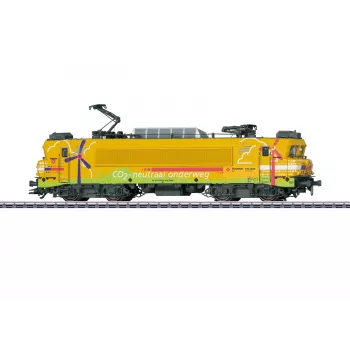 Elektrická lokomotiva Märklin 39721 H0 1824 Strukton Rail B.V. s mfx+ Sound a motorizovaným pantografem