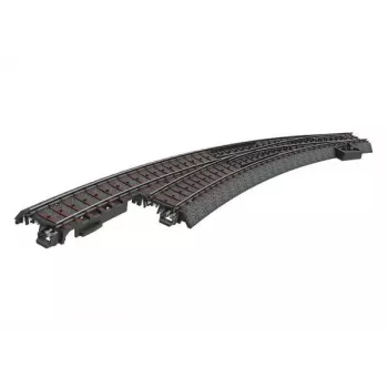 Výhybka oblouková levá Märklin 24771 C-Gleis, H0, ruční, černé lože