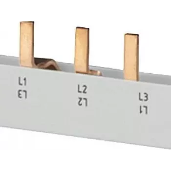 Pinová sběrnice SIEMENS 4x3fázová 5ST3645, 12 modulů, 63 A, 400 V, 10 mm², plně izolovaná