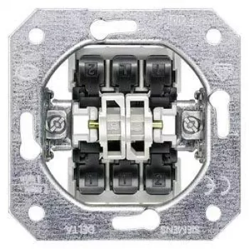 Přepínač žaluzií/rolet Siemens DELTA 5TA21180KK, polárně bílý