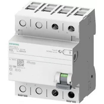 Proudový chránič Siemens SENTRON 5SV3321-4 typ B, 16 A, 30 mA, 2pólový, 230 V, zpožděný