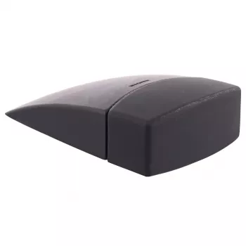 Podlahová zarážka dveří Wagner design yourself EH 5150, zinkový odlitek a plast, matný nikl, výška 45 mm 15515011