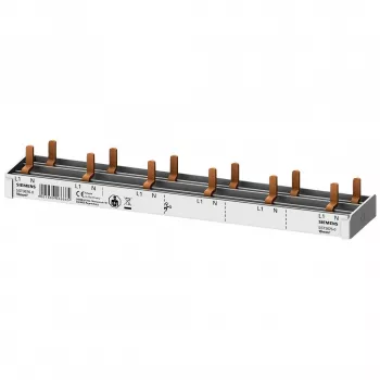 Pinová sběrnice SIEMENS 5ST36760 10mm² 1P+N 12 modulů, 6 AFDD + 6 komponentů