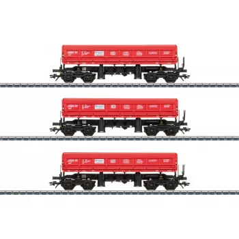 Sada 3 vozů s bočním vyklápěním Märklin 48458 H0 Fas DB Schenker Rail Polska S.A.