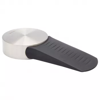 Zarážka dveří Wagner Design Yourself EH 5116, zinkový odlitek s gumovým nárazníkem, Ø 50 mm, matný nikl 15511611